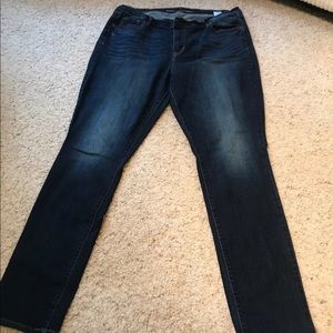 Tall size 18 dark wash old navy jeans